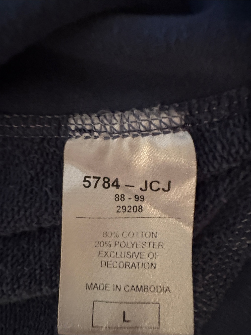 Champion Sweatshirt Hoodie Size large - Picture 5 of 5
